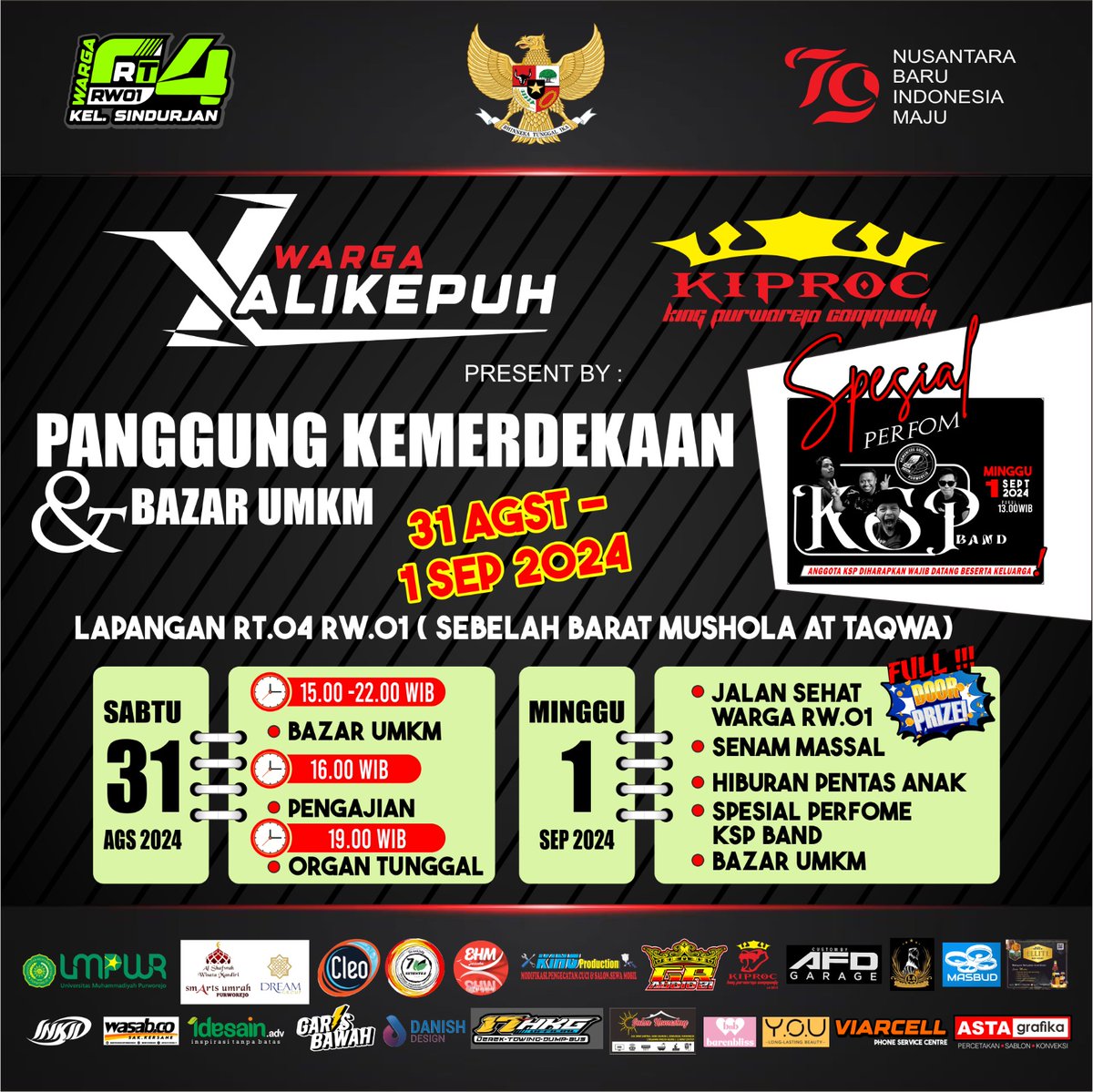 ig: @AgendaPurworejo (@agendapurworejo) on Twitter photo <a href="/ADVIEWINDONESIA/">ig: @ADVIEWINDONESIA</a> <a href="/makinmenemanimu/">MAKIN MENEMANIMU</a> <a href="/BantulMakmur/">🇮🇩Bantul❤️Makmur🆎 #gerbangJogja🇮🇩</a> <a href="/DJITOEMERAJOE/">djitoe merajoe segala sesoeatoe jang diinginkannja</a> <a href="/diadibaliklayar/">below the line creative channel</a> <a href="/PurworejoTumbuh/">PURWOREJO TUMBUH</a> <a href="/TWEET_PURWOREJO/">PURWOREJO APAPUN</a> <a href="/ADzonePURWOREJO/">ig: @ADzonePURWOREJO</a> <a href="/PurworejoUpdate/">UNIQUE UPDATE USEFUL</a> <a href="/BOBorobudur/">Badan Otorita Borobudur (BOB)</a> <a href="/DEEPERANDBEYOND/">deeper and beyond</a> <a href="/z104CreativeHub/">#dariKIRIkeKANAN</a> <a href="/darikirikekanan/">NEGERI INSTALASI</a> <a href="/KITAKELUARRUMAH/">KITA KE LUAR RUMAH</a> <a href="/RICEMILLANDFARM/">NGREMBOKO RICEMILL & FARM</a> <a href="/NGREMBOKOSTUDIO/">NGREMBOKO STUDIO</a> <a href="/OUTOFTHEBOXZONE/">OUTOFTHEBOXZONE INDONESIA</a> <a href="/FotograferVenue/">FOTOGRAFER VENUE</a> @FotograferMikro <a href="/FotograferEkraf/">FOTOGRAFER EKRAF</a> <a href="/Fotografer1000D/">Fotografer 1000 Destinasi</a> <a href="/TUJUHFOTOGRAFER/">KOMPOSISI 7 FOTOGRAFER</a> <a href="/FotograferScape/">FOTOGRAFERSCAPE</a> <a href="/FotograferSpace/">FOTOGRAFERSPACE</a> <a href="/FOTOGRAFERWORLD/">FOTOGRAFER WORLD</a> <a href="/FotograferMedia/">FOTOGRAFER MEDIA</a> <a href="/FotograferFlyer/">Fotografer Flyer | Relakah Anda Berbagi Flyer..??</a> <a href="/FotograferBener/">Fotografer Bener</a> <a href="/FotograferBruno/">Fotografer Bruno</a> <a href="/FotograferButuh/">Fotografer Butuh</a> <a href="/NOngkrongLIKErs/">ig: @NOngkrongLIKErs 📝📷📹📲</a> <a href="/mainkanKAMERAmu/">ig: @mainkanKAMERAmu</a> <a href="/BudayakanJepret/">ig: @BudayakanJepret</a> <a href="/PoerworedjoFess/">EDISI BANTU TEMAN</a> <a href="/RARUPANUSANTARA/">RARUPA NUSANTARA</a> <a href="/SibazuArtCentre/">SIBAZU ART CENTRE PURWOREJO</a> <a href="/AsliPoerworedjo/">TANPA KITA BEDA JALAN CERITA!</a> <a href="/GaleriPurworejo/">ig: @GaleriPurworejo</a> <a href="/GaleriDestinasi/">PERNAH PAMERAN FOTO | ig: @GaleriDestinasi</a> <a href="/FotograferAlami/">Fotografer Alami</a> <a href="/FotograferIdeal/">Fotografer Ideal</a> <a href="/FotograferAcara/">Fotografer Acara</a> <a href="/FotograferAlbum/">Fotografer Album</a> <a href="/FotograferEtnik/">Fotografer Etnik</a> <a href="/FotograferIklan/">Fotografer Iklan</a> <a href="/AuvigraferPasar/">ig: @AuvigraferPasar</a> <a href="/AuvigraferModel/">ig: AUVIGRAFER</a> <a href="/AUVIGRAFER/">model pasar iklan</a> <a href="/MiminAuvigrafer/">Mimin AUVIGRAFER</a> <a href="/OROORONGREMBOKO/">ORO ORO NGREMBOKO</a> 31/08/2024 - 01/09/2024!
Panggung Kemerdekaan dan Bazaar UMKM Warga Kalikepuh #Purworejo <a href="/ADVIEWINDONESIA/">ig: @ADVIEWINDONESIA</a> <a href="/makinmenemanimu/">MAKIN MENEMANIMU</a> <a href="/BantulMakmur/">🇮🇩Bantul❤️Makmur🆎 #gerbangJogja🇮🇩</a> <a href="/DJITOEMERAJOE/">djitoe merajoe segala sesoeatoe jang diinginkannja</a> <a href="/diadibaliklayar/">below the line creative channel</a> <a href="/PurworejoTumbuh/">PURWOREJO TUMBUH</a> <a href="/TWEET_PURWOREJO/">PURWOREJO APAPUN</a> <a href="/ADzonePURWOREJO/">ig: @ADzonePURWOREJO</a> <a href="/PurworejoUpdate/">UNIQUE UPDATE USEFUL</a> <a href="/BOBorobudur/">Badan Otorita Borobudur (BOB)</a> <a href="/DEEPERANDBEYOND/">deeper and beyond</a> <a href="/z104CreativeHub/">#dariKIRIkeKANAN</a> <a href="/darikirikekanan/">NEGERI INSTALASI</a> <a href="/KITAKELUARRUMAH/">KITA KE LUAR RUMAH</a> <a href="/RICEMILLANDFARM/">NGREMBOKO RICEMILL & FARM</a> <a href="/NGREMBOKOSTUDIO/">NGREMBOKO STUDIO</a> <a href="/OUTOFTHEBOXZONE/">OUTOFTHEBOXZONE INDONESIA</a> <a href="/FotograferVenue/">FOTOGRAFER VENUE</a> @FotograferMikro <a href="/FotograferEkraf/">FOTOGRAFER EKRAF</a> <a href="/Fotografer1000D/">Fotografer 1000 Destinasi</a> <a href="/TUJUHFOTOGRAFER/">KOMPOSISI 7 FOTOGRAFER</a> <a href="/FotograferScape/">FOTOGRAFERSCAPE</a> <a href="/FotograferSpace/">FOTOGRAFERSPACE</a> <a href="/FOTOGRAFERWORLD/">FOTOGRAFER WORLD</a> <a href="/FotograferMedia/">FOTOGRAFER MEDIA</a> <a href="/FotograferFlyer/">Fotografer Flyer | Relakah Anda Berbagi Flyer..??</a> <a href="/FotograferBener/">Fotografer Bener</a> <a href="/FotograferBruno/">Fotografer Bruno</a> <a href="/FotograferButuh/">Fotografer Butuh</a> <a href="/NOngkrongLIKErs/">ig: @NOngkrongLIKErs 📝📷📹📲</a> <a href="/mainkanKAMERAmu/">ig: @mainkanKAMERAmu</a> <a href="/BudayakanJepret/">ig: @BudayakanJepret</a> <a href="/PoerworedjoFess/">EDISI BANTU TEMAN</a> <a href="/RARUPANUSANTARA/">RARUPA NUSANTARA</a> <a href="/SibazuArtCentre/">SIBAZU ART CENTRE PURWOREJO</a> <a href="/AsliPoerworedjo/">TANPA KITA BEDA JALAN CERITA!</a> <a href="/GaleriPurworejo/">ig: @GaleriPurworejo</a> <a href="/GaleriDestinasi/">PERNAH PAMERAN FOTO | ig: @GaleriDestinasi</a> <a href="/FotograferAlami/">Fotografer Alami</a> <a href="/FotograferIdeal/">Fotografer Ideal</a> <a href="/FotograferAcara/">Fotografer Acara</a> <a href="/FotograferAlbum/">Fotografer Album</a> <a href="/FotograferEtnik/">Fotografer Etnik</a> <a href="/FotograferIklan/">Fotografer Iklan</a> <a href="/AuvigraferPasar/">ig: @AuvigraferPasar</a> <a href="/AuvigraferModel/">ig: AUVIGRAFER</a> <a href="/AUVIGRAFER/">model pasar iklan</a> <a href="/MiminAuvigrafer/">Mimin AUVIGRAFER</a> <a href="/OROORONGREMBOKO/">ORO ORO NGREMBOKO</a> 31/08/2024 - 01/09/2024!
Panggung Kemerdekaan dan Bazaar UMKM Warga Kalikepuh #Purworejo