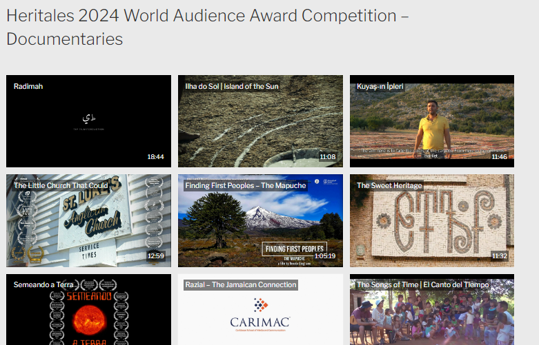 Heritales's tweet photo. Do you like to learn by watching short films, documentaries or animations? Just watch World Heritage, for free, at @Heritales International Film Festival, 
Click Stage intro: https://t.co/p5tsNoJFVk
Watch 👀
&amp; vote
Its for free!
https://t.co/oIdFGGTfNU https://t.co/T3KaaT0cUE