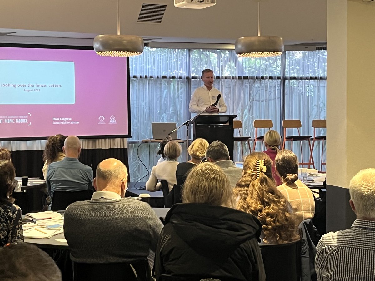 Looking over the fence at Cotton Sustainability. Inclusive + Transparent + Measurable #SustainableAgriculture #Livestock