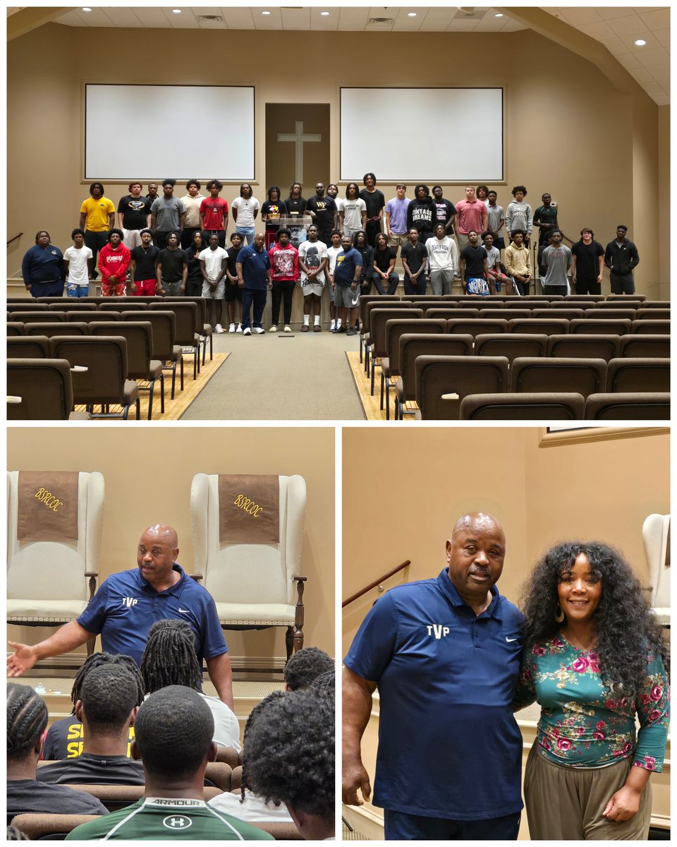 Leadership yesterday was AWESOME as our Athletic Director, Coach Paul K. Parker was the guest speaker. His message of staying focused and having a plan was right on time. Thank you, Coach Parker, for pouring into our students!