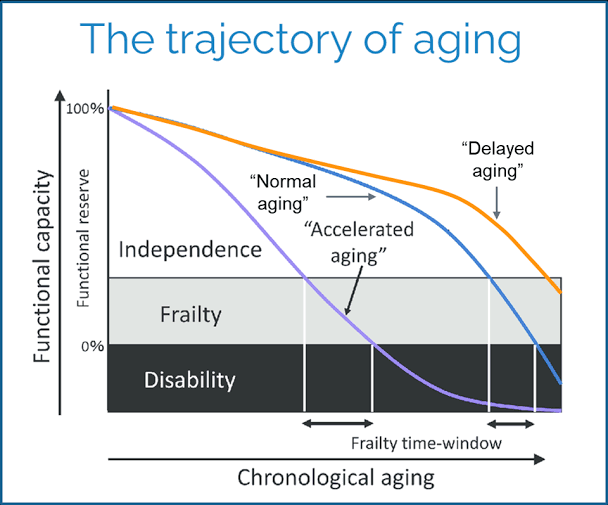 whitechickpink's tweet image. ถ้าเราเข้าใจกลไก เราจะพบเลยว่า
(ขอเอารูปที่ง่ายต่อการเข้าใจมาใช้นะฮะ)

1. แค่อายุมากขึ้น ก็มีโอกาสเป็นโรคมากขึ้น
2. อายุมากขึ้นร่างกายเสื่อมถอยลงเรื่อยๆ
3. ยิ่งอายุมาก เวลาป่วยเป็นโรค จะกระทบมากขึ้น ฟื้นตัวใช้เวลานานขึ้น และฟื้นตัวมามักจะไม่กลับไปแข็งแรงเท่าเดิม
4.…