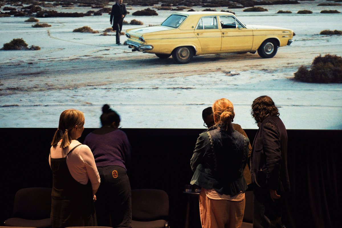 Last week we concluded the Wellspring series with 'Latin Thrills', a conversation about political thrillers in South America. 🌍📽️🚕

Guests enjoyed <a href="/FabricioTocco/">Fabricio Tocco 💚🧡</a>'s documentary 'Secretos precarios' &amp; heard from Dr Claudia Sandberg &amp; Dr Luis Gómez Romero.

<a href="/thestreetcbr/">The Street Theatre</a> <a href="/ANUslll/">ANU SLLL</a>