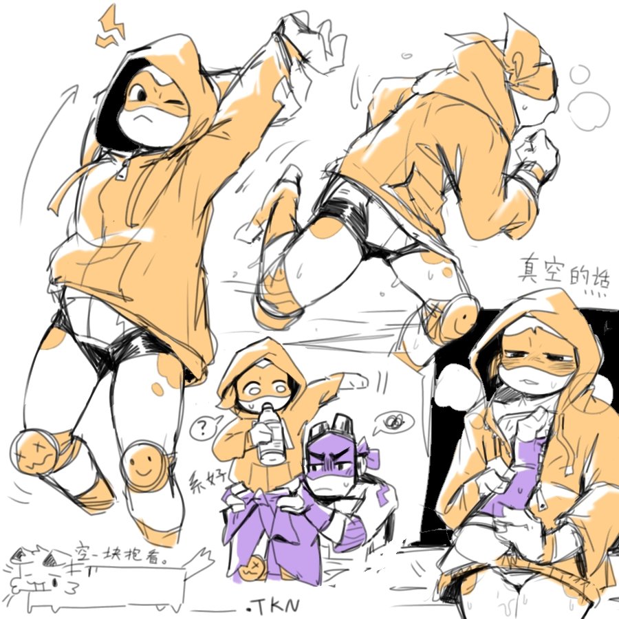 _TKN_QWQ's tweet photo. #TMNT #tmnt2018 #Mitello
💜🧡
和朋友脑的一个拉链卫衣但是内部真空 https://t.co/Lmt1bewKQG