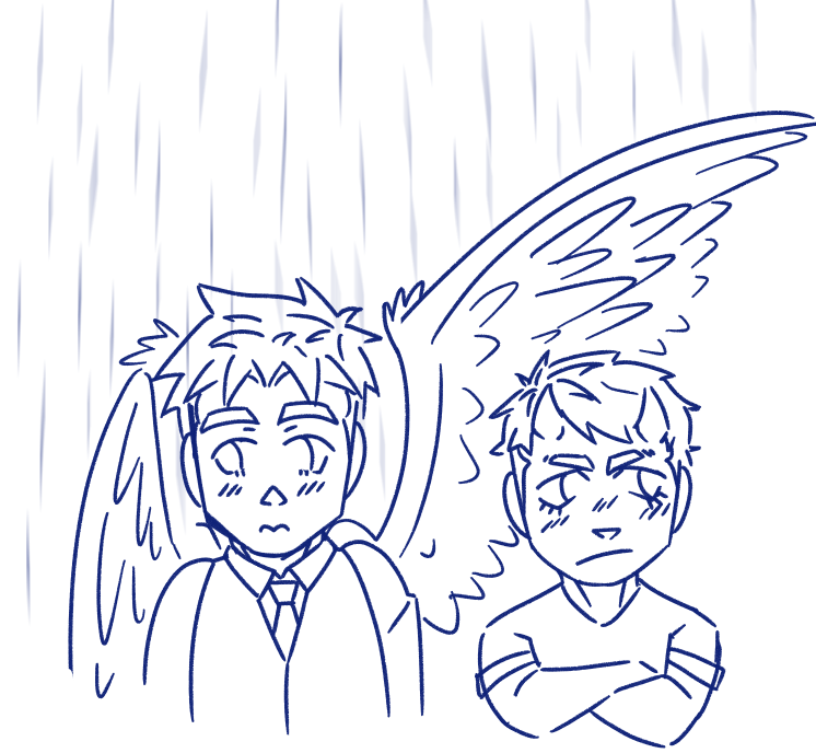 KaminaStrife's tweet photo. #Könighost but Good Omens https://t.co/6BJ1nz7qun