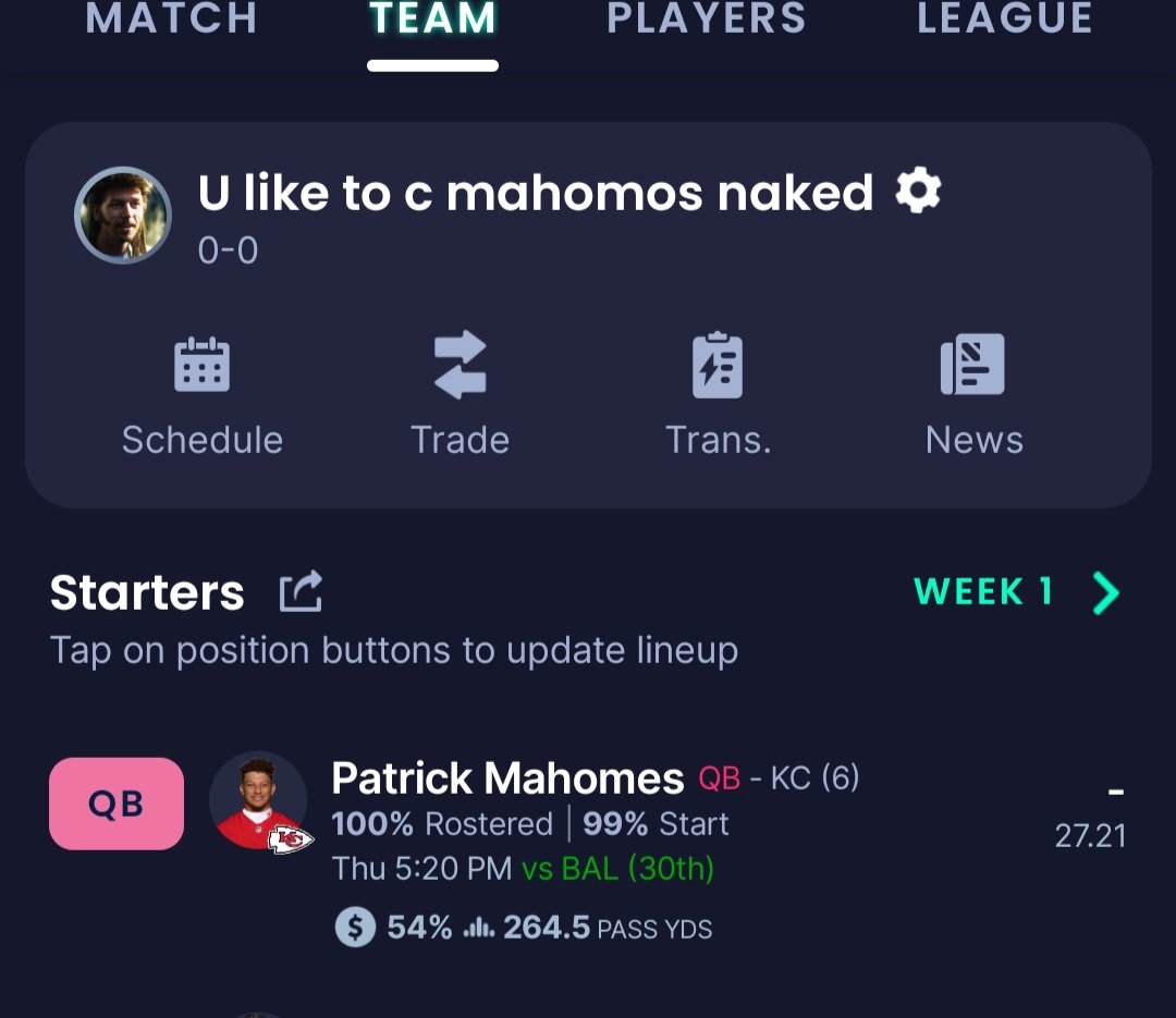 bosquegump's tweet image. I wanna take credit for the greatest fantasy football name ever!
You like to see Mahomos Naked?
Or meet the other genius that has this team name!
#fantasyfootball #fantasynames #fantasyfootballers #ffb