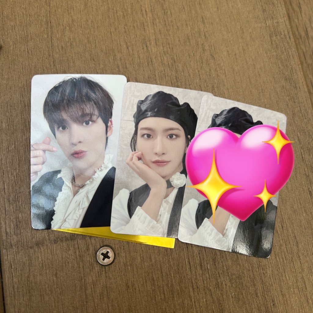 ats_hm's tweet photo. ateez アチズ グッズ購入 CD購入 特典 トレカ 交換

譲　ユノ　ソンファ

求　ミンギ　サン

会場にて手渡しのみ
お気軽にお声掛けください https://t.co/cbJvEJbed3