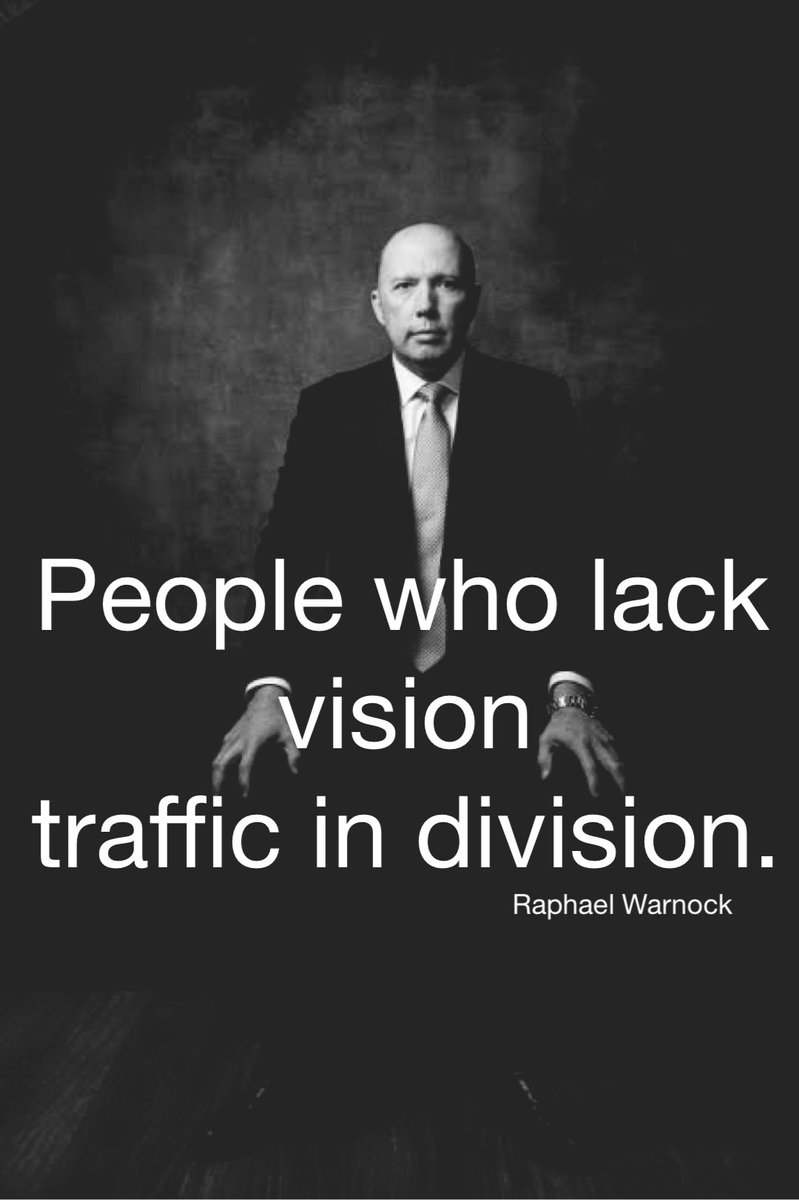 Please RT so <a href="/PeterDutton_MP/">Peter Dutton</a> can’t miss this truth. His weak, divisive demonisation of a people is an intolerable repetition of his usual tactic. If he has nothing to offer but hatred and fear, he has nothing. #Auspol