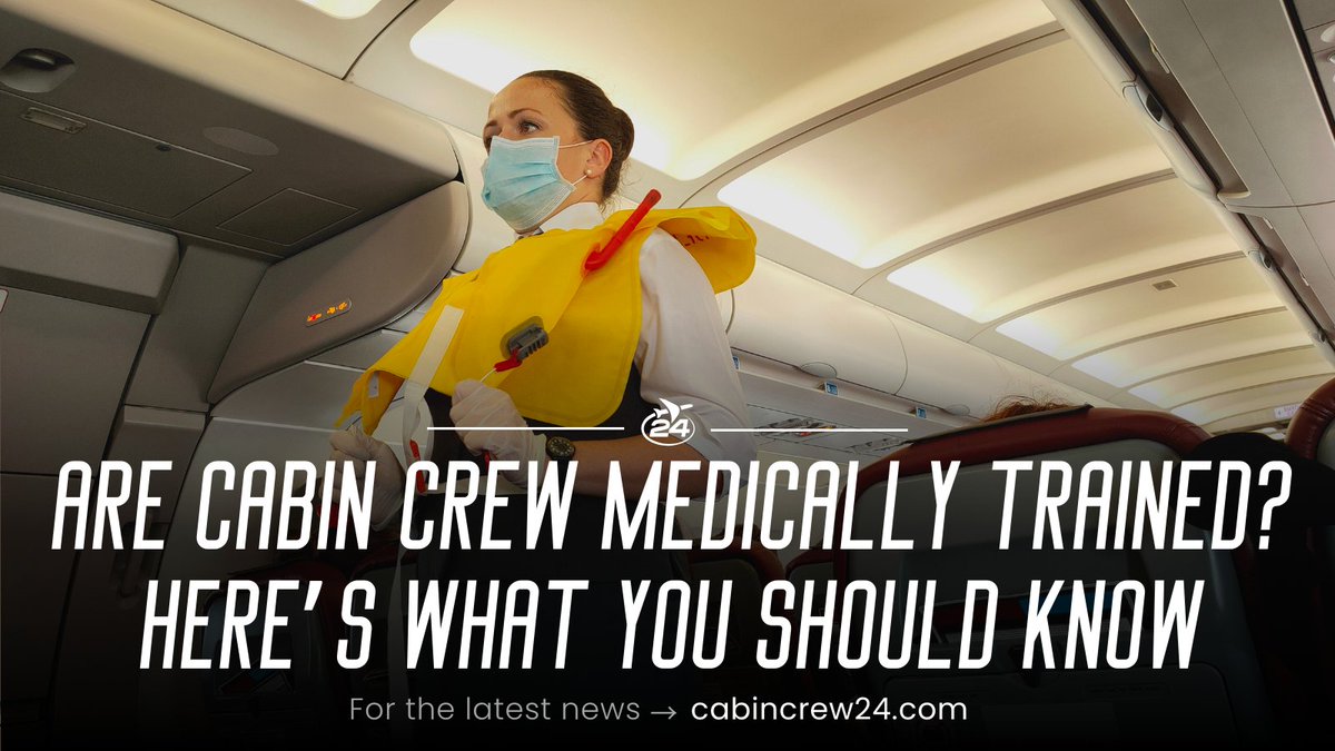 CabinCrew24's tweet photo. Have you ever wondered what would happen if a #medical #emergency occurred mid-flight? Would the #cabincrew be prepared? Cabin crew members are indeed #medically #trained, and their preparation covers more than you might imagine.
Read more: https://t.co/iELsIjz8nC https://t.co/lQardphDez