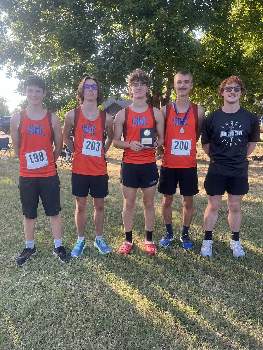 Congratulations to Jonathan Lewis who placed 7th and Jon Graves who placed 9th at the Milan Cross Country meet today! The boys also placed 3rd out of 10 teams today.