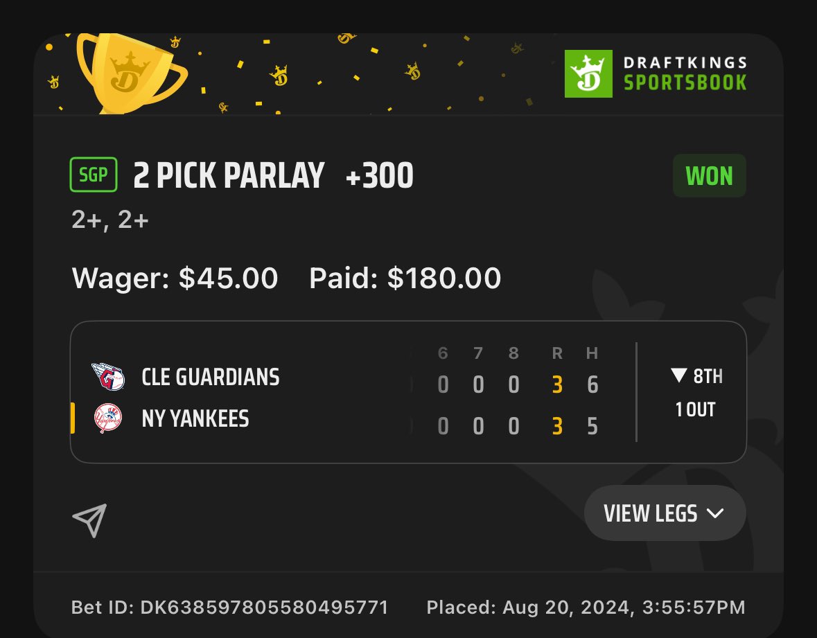 smedic70's tweet photo. @CodyBrownBets Seriously Cody,  I can’t tell enough of my friends about you!  Amazing run thanks for the 🏦! https://t.co/rwBbZmlBd2