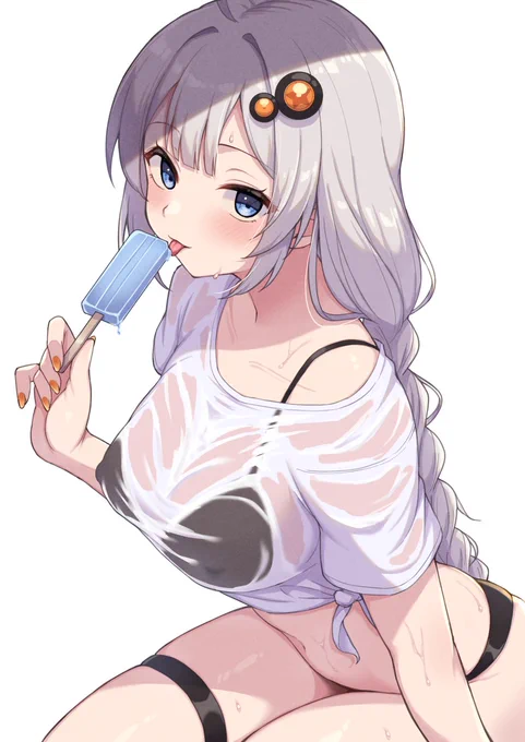 「ほんとに暑いよね～～」 
