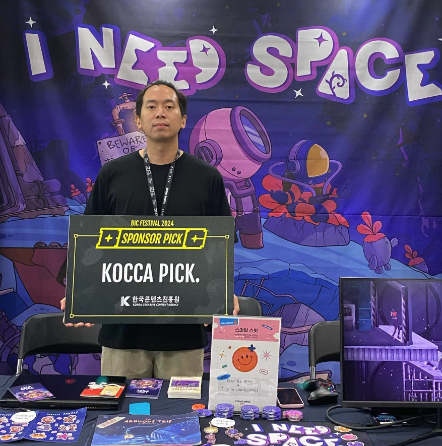 Adam Ardisasmita (@ardisaz) on Twitter photo Congrats <a href="/Khayalan_arts/">Khayalan Arts | I NEED SPACE ⭐(Demo Available!)</a> for winning KOCCA's Pick Prize at Busan Indie Connect :) Congrats <a href="/Khayalan_arts/">Khayalan Arts | I NEED SPACE ⭐(Demo Available!)</a> for winning KOCCA's Pick Prize at Busan Indie Connect :)