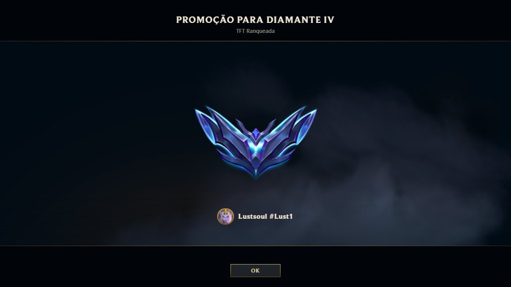 Diamond no tft veio de tabela antes de encerrar o dia