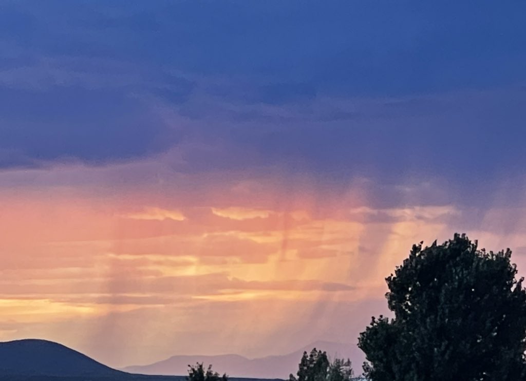 Evening in the high desert… #Taos #sunset