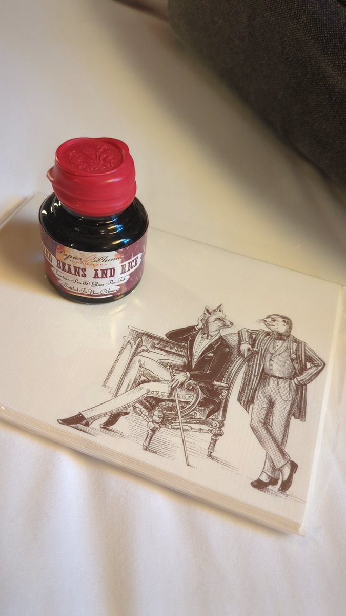 ThePoignantFox's tweet photo. On vacation in New Orleans. Found a cute little stationery shop that makes their own ink, so I had to get some. https://t.co/eFF0TJcWL2