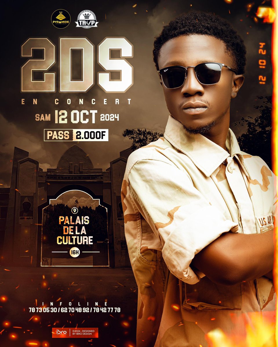 Une seule date « le 12 octobre »🐒
Un seul lieu « Le palais de la culture»
#Gfive #Amiral2ds #Palaisdelaculture