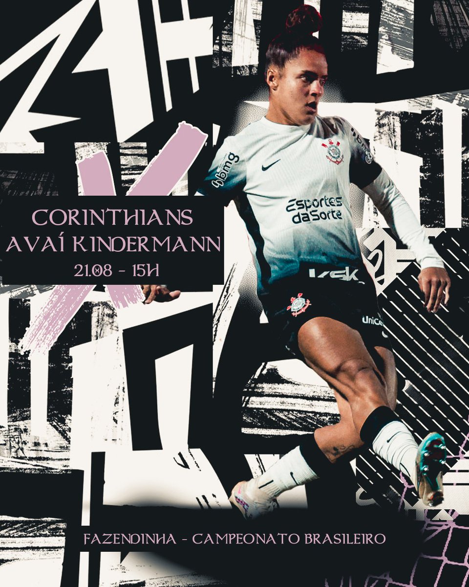 HOJE TEM BRABAS EM CAMPO PELA ÚLTIMA RODADA DO BRASILEIRÃO!💜

⚽️ Corinthians x Avaí Kindermann
🏆 Campeonato Brasileiro 
⏰ 15h (horário de Brasilia)
🏟️ Fazendinha
📺 Canal GOAT

#AsBrabas
#VaiCorinthians