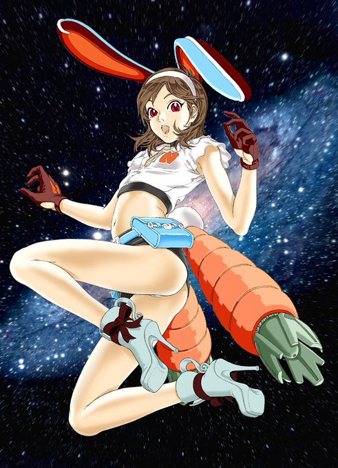 あれ?けっこう最近バニーさん絵貼った気もするんですが…ん〜じゃああんま貼ってなくてちょい懐かしネタのでも( ^ω^ ) #バニーの日 