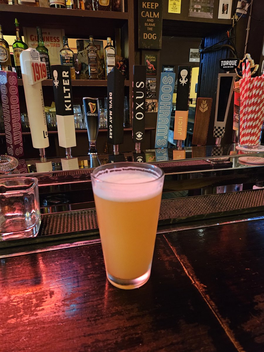 Our fresh, new Hefeweizen is on tap at one of the consistently best bars in town, the Yellow Dog.

Go get a Clubhouse and a pint! Maybe some Garlic Cheese Toast!