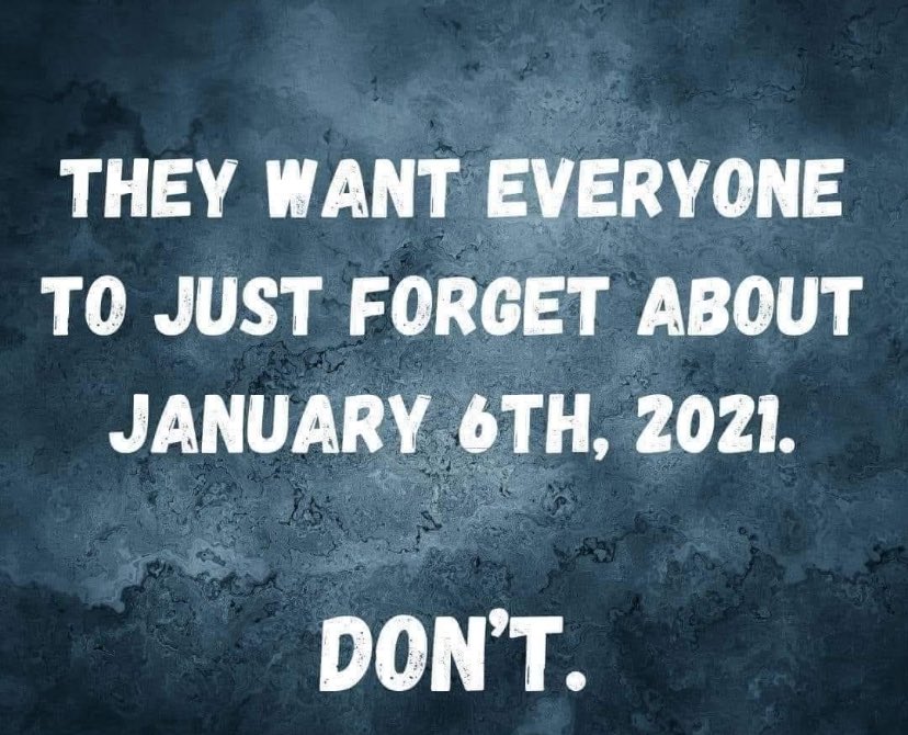 NEVER FORGET JANUARY 6.