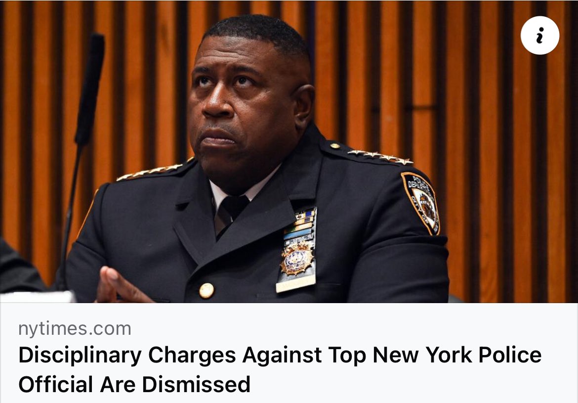 Jeffrey Maddrey is not a bad guy. In fact, on the whole, when I was chair of the CCRB, I experienced him to be a very good police official. But in this case, he abused his authority in order to help a friend and former police officer. For that abuse of authority, Chief Maddrey