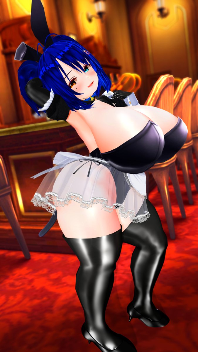 #バニーの日
うちのこといえばバニーな所あるのでバニーメイドラリアちゃん 