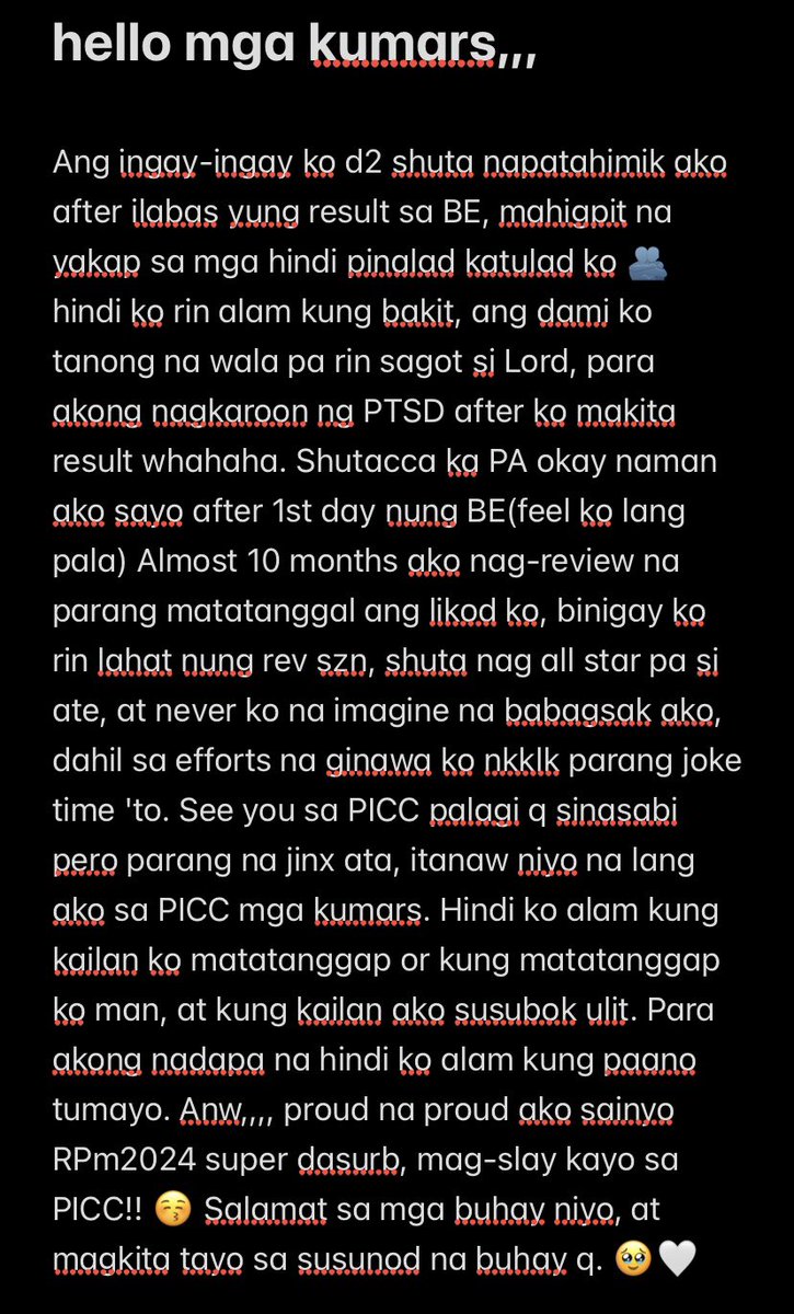 eow pi, from maingay to parang namatay real quick c beh sksksk
