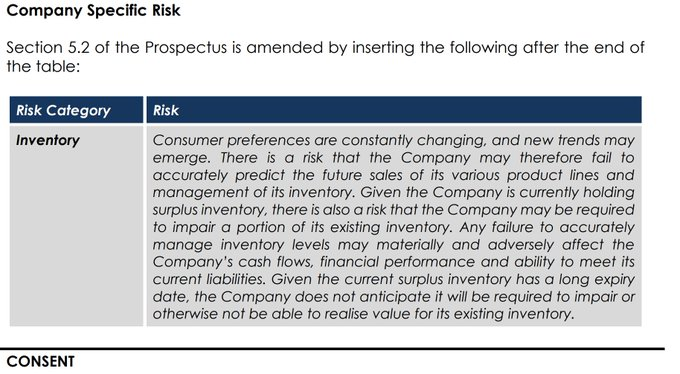 stockswami's tweet photo. $ZNO Annual Report reveals a $9m loss on a $1.05m revenue which is $300k less that their unaudited revenue figure.
#aswarned by me & despite $ZNO's misleading prospectus last yr, there was a huge impairment of inventory.
Zoono are also fudging their NTA @ASX
Claims its 4c a share when it's less than 2c
