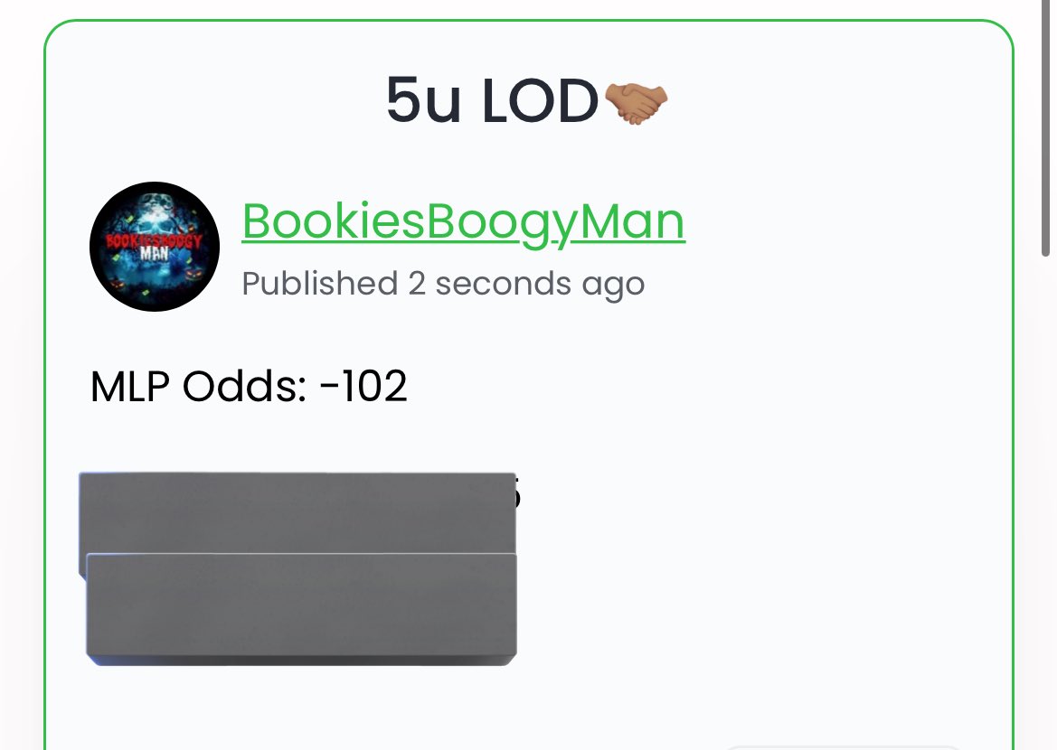 BookiesBoogyMan's tweet image. Who wants the 5u VIP play??👀

500 Likes/RTs I’ll drop🫡 

Link to join if you want in👇🏽
dubclub.win/r/BookiesBoogy…