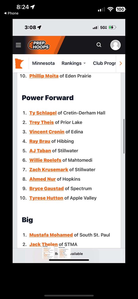 #10 pf in the state