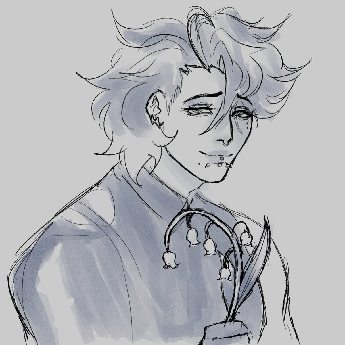 Day 68 of #DailySampoDoodles

a silly sketch of sampo with my favorite flower, lily of the valley :3

#Sampo #hsr #HonkaiStarRail 

- 🌙