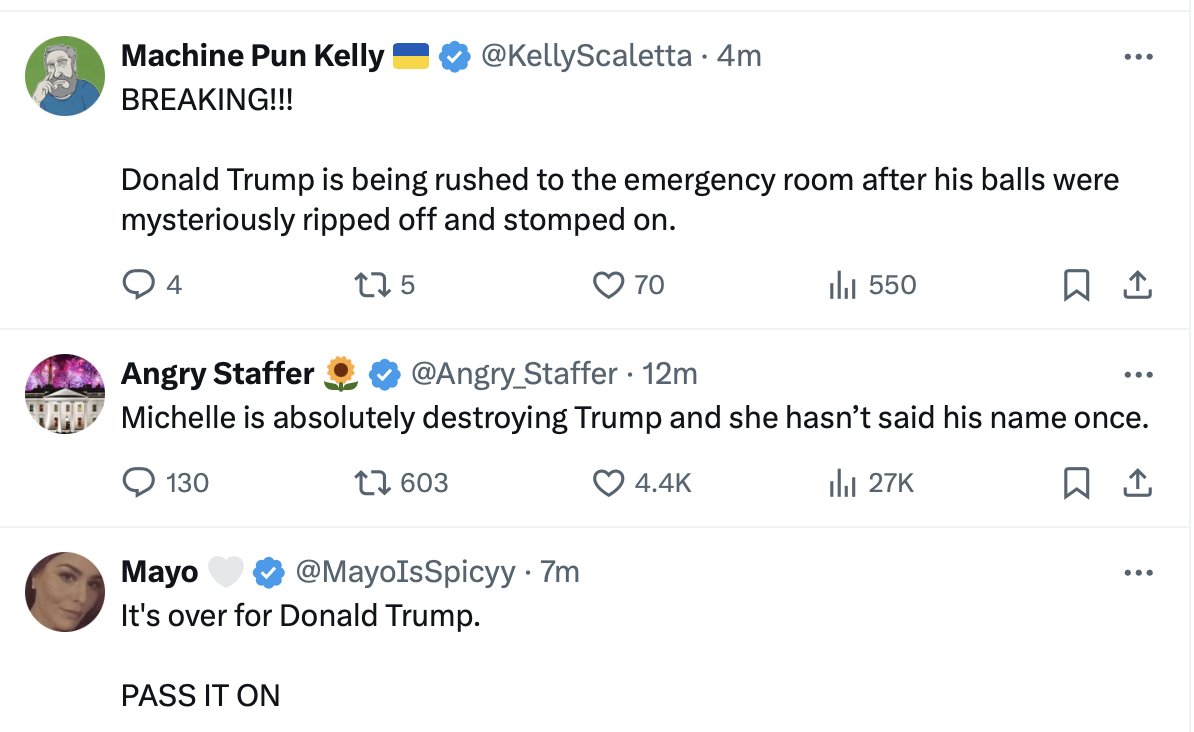 mbquilts's tweet image. I love my Twitter feed.  #understandtheassignment #Voteblue #VoteHarrisWalz #DoSomething #hope @KellyScaletta @Angry_Staffer @MayoIsSpicyy