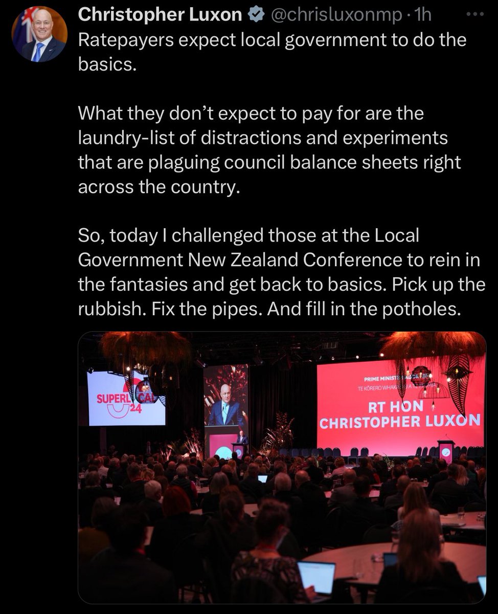 Kieran_McAnulty's tweet photo. This is as cynical as it gets

The Govt cancelled the Affordable Water Reforms, dismissed the FLG Review and want to limit funding after severe weather events

Then they blame Councils

It’s like tying someone’s legs together and criticising them for not being able to walk https://t.co/EOLvwy4vWK