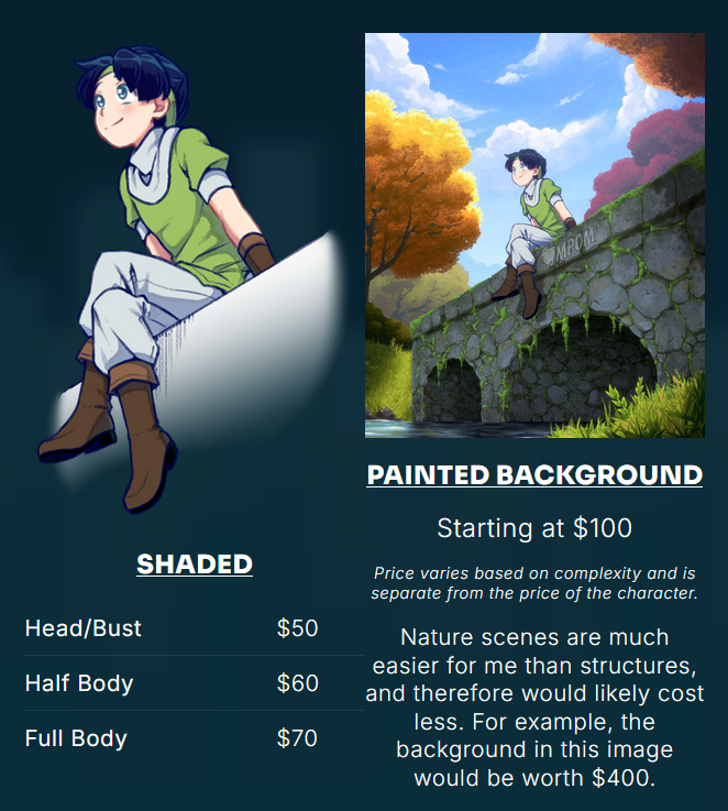 I am opening commissions for a bit to save due to missing work for a while bc of COVID! This is my first time using a commission form, so do let me know if there are any troubles!
magicalpouchofmagic.carrd.co/#commissions