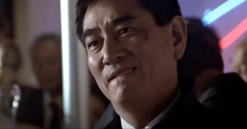 pissakunn's tweet photo. #映画で一番好きな表情 
「ブラック・レイン」（89年）

健さんのモヤモヤが解けた瞬間… https://t.co/jkrwvcHMBr