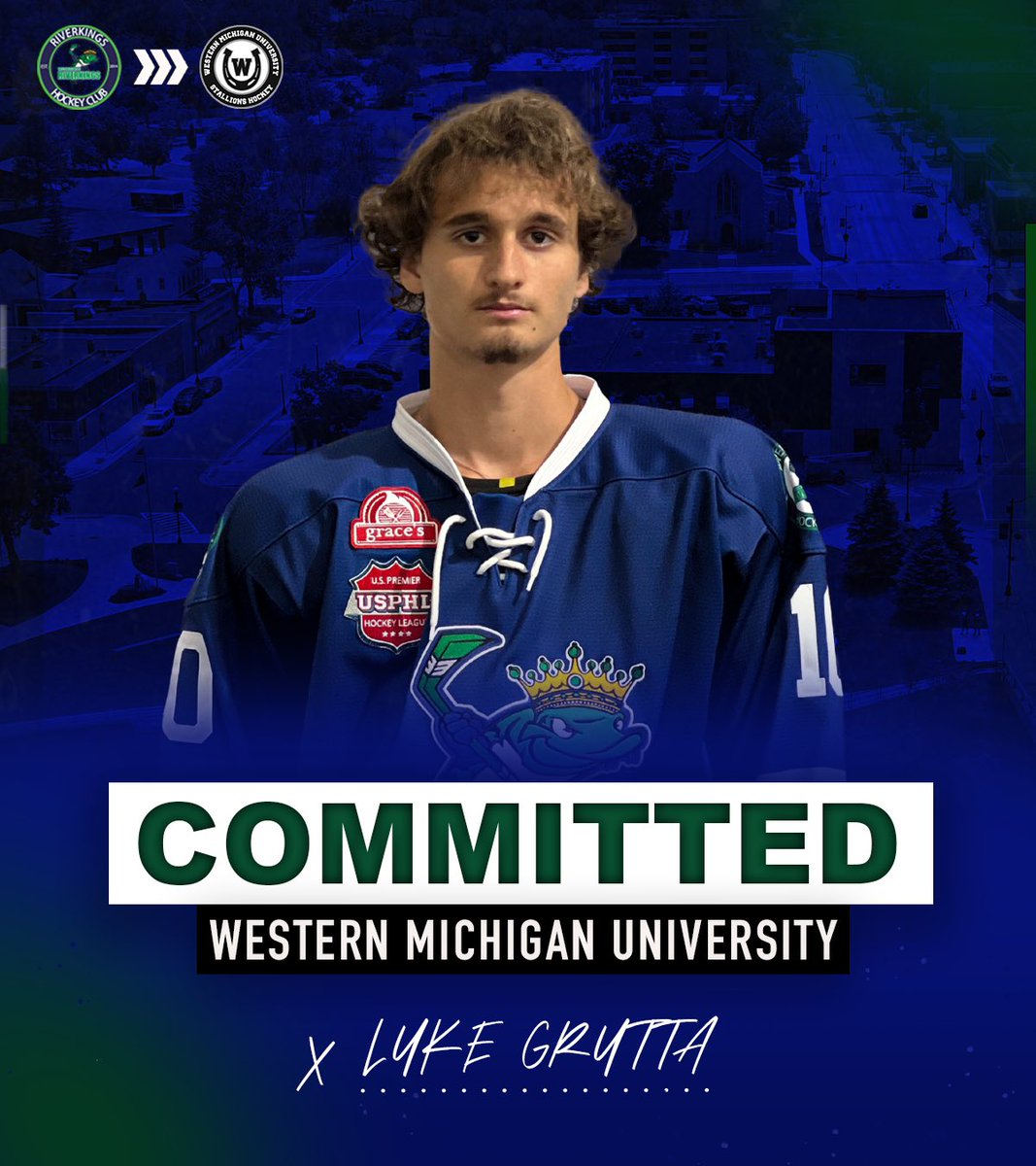 𝐒𝐈𝐆𝐍𝐄𝐃, 𝐒𝐄𝐀𝐋𝐄𝐃, &amp; 𝐃𝐄𝐋𝐈𝐕𝐄𝐑𝐄𝐃 ✍️

Luke Grutta will be taking his talents to @wmustallionshockey next season! We couldn’t be more proud of you Luke. 

Riverking fans wish Luke the best of luck on his next journey ‼️