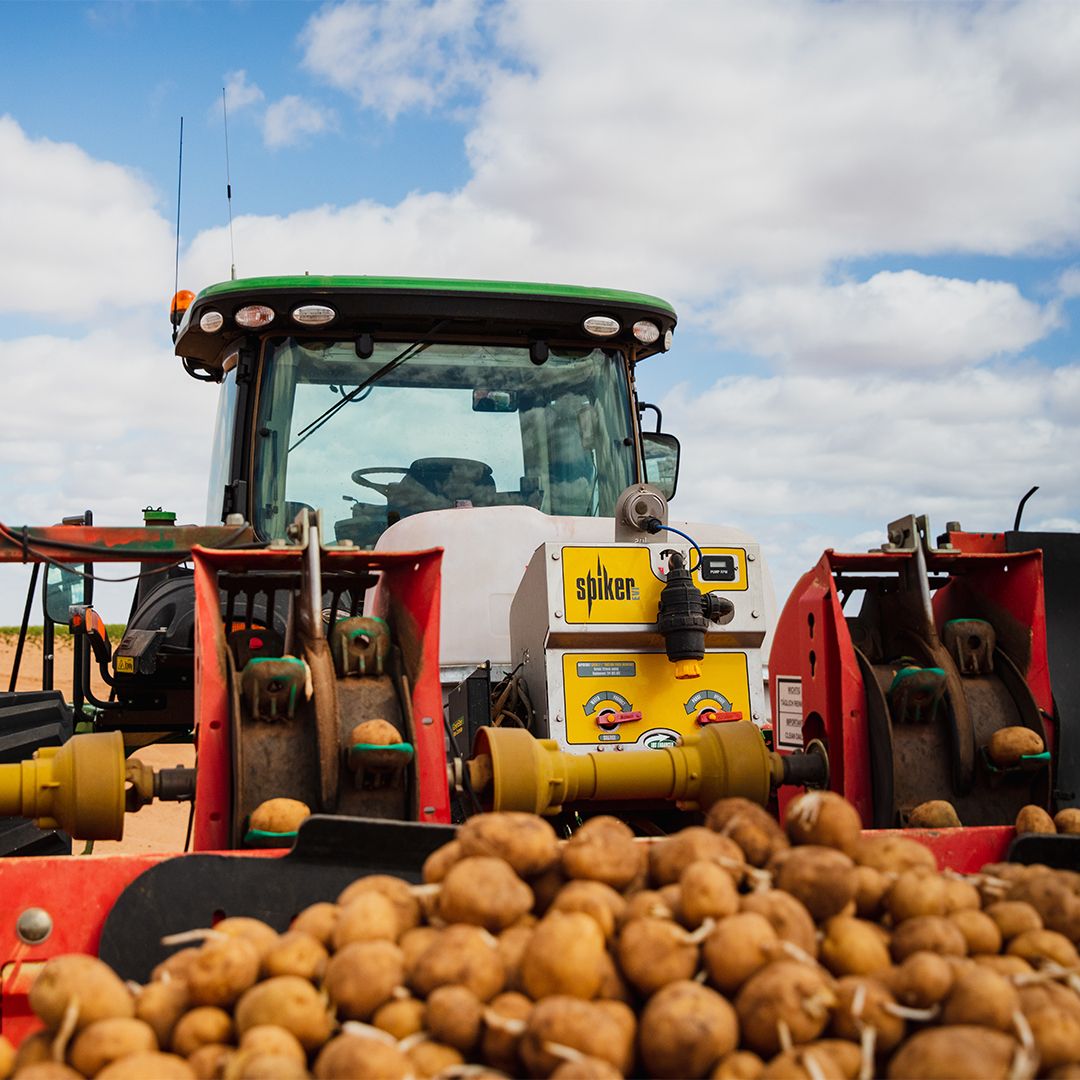 LQSystems's tweet image. Peter Corcoran, a Mallee-based farmer, boosts yields by 10% using the #LiquidSystems Spiker module for in-furrow spraying. This enhances root growth &amp;amp; nutrient utilisation, reduces Rhizoctonia by 90%, and offers 6 weeks of #pestprotection. Learn more 👉 bit.ly/4d68XBb