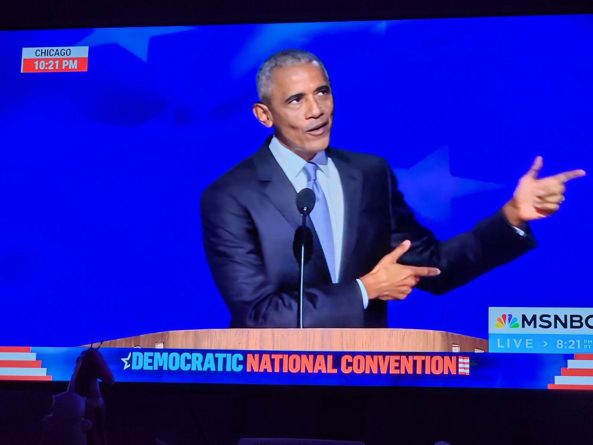 💙Hookeronphonics💙 (@hookeronphonics) on Twitter photo How did we go from this brilliant, charismatic, fabulous man to the orange turd? I'll never get it. I miss President <a href="/BarackObama/">Barack Obama</a>.
And <a href="/MichelleObama/">Michelle Obama</a>, my lord. She has more grace, power, and beauty in her pinky finger than any woman associated with the MAGA cult. So inspiring. How did we go from this brilliant, charismatic, fabulous man to the orange turd? I'll never get it. I miss President <a href="/BarackObama/">Barack Obama</a>.
And <a href="/MichelleObama/">Michelle Obama</a>, my lord. She has more grace, power, and beauty in her pinky finger than any woman associated with the MAGA cult. So inspiring.