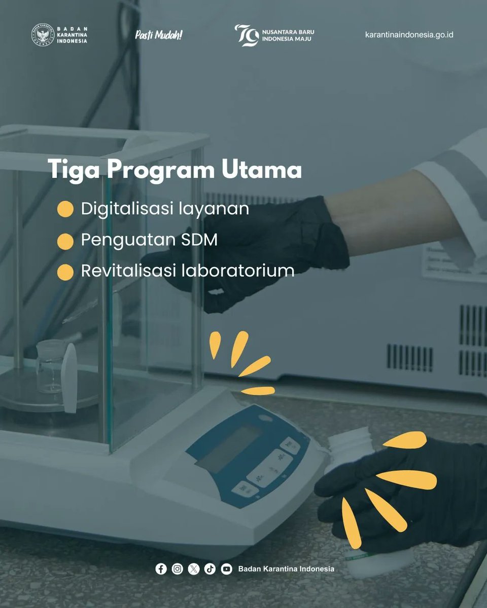 BarantinRI's tweet photo. Sahat : Fokus Pasa Program Utama!
Sahat menginginkan program utama yang sudah berjalan untuk terus ditingkatkan demi Barantin yang lebih kuat.
#karantina #kuat #barantin #layanan #hewan #ikan #tumbuhan #ekspor #impor #antararea #sahat https://t.co/aP3KH02Ky3