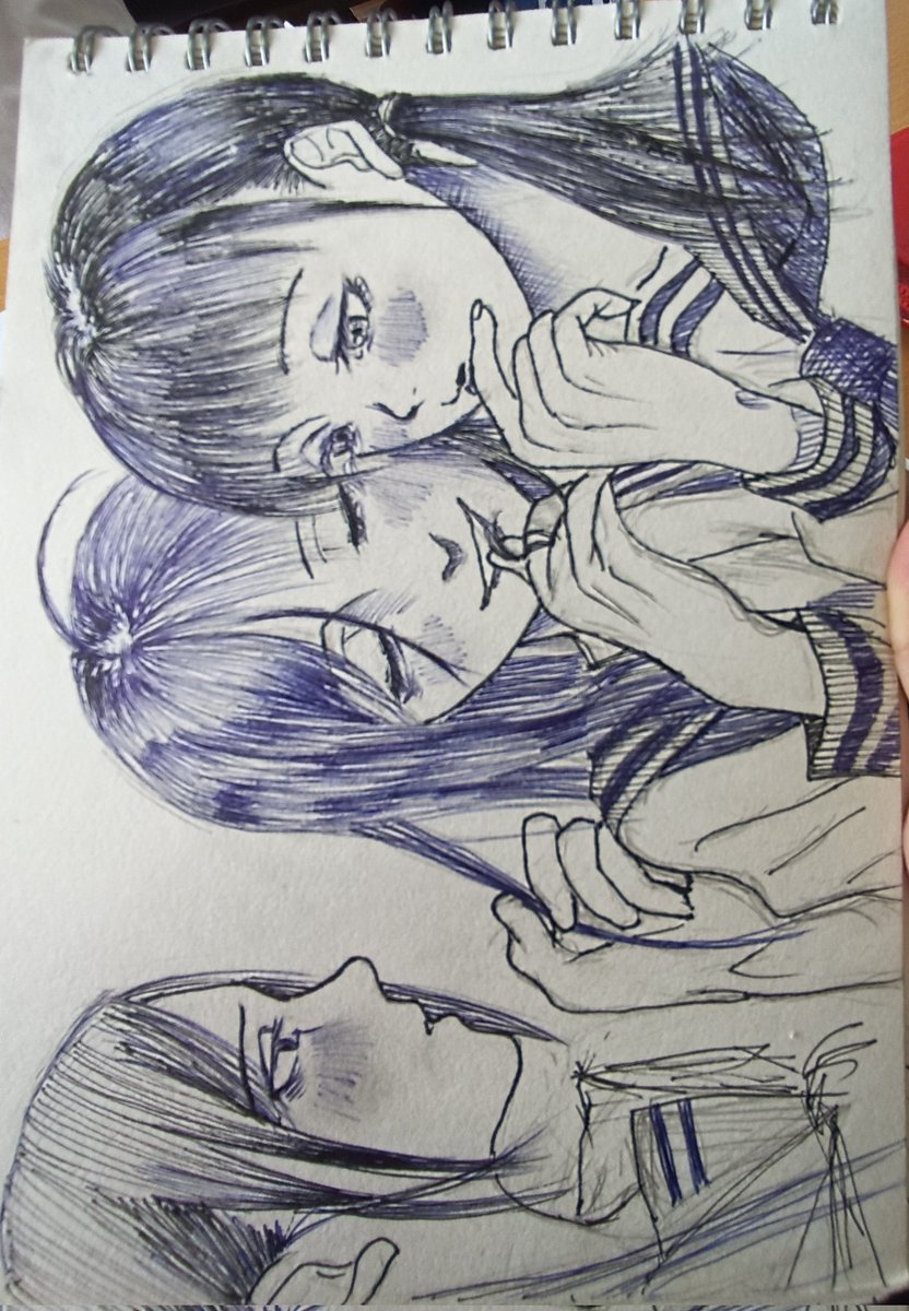Enmojiro's tweet photo. ５年前の絵🖼️私描いた
今より5年前の方が上手かったと思う
多分🤔😔 https://t.co/igRmgDT5OG