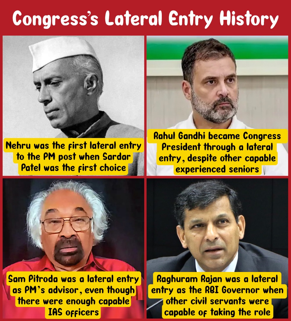 IamPolSol's tweet photo. No shame in rolling back the #LateralEntry
Atleast we will not have such stooges in the future 👇😜
#LateralEntryAdvertisement https://t.co/8xNa2cTsV6