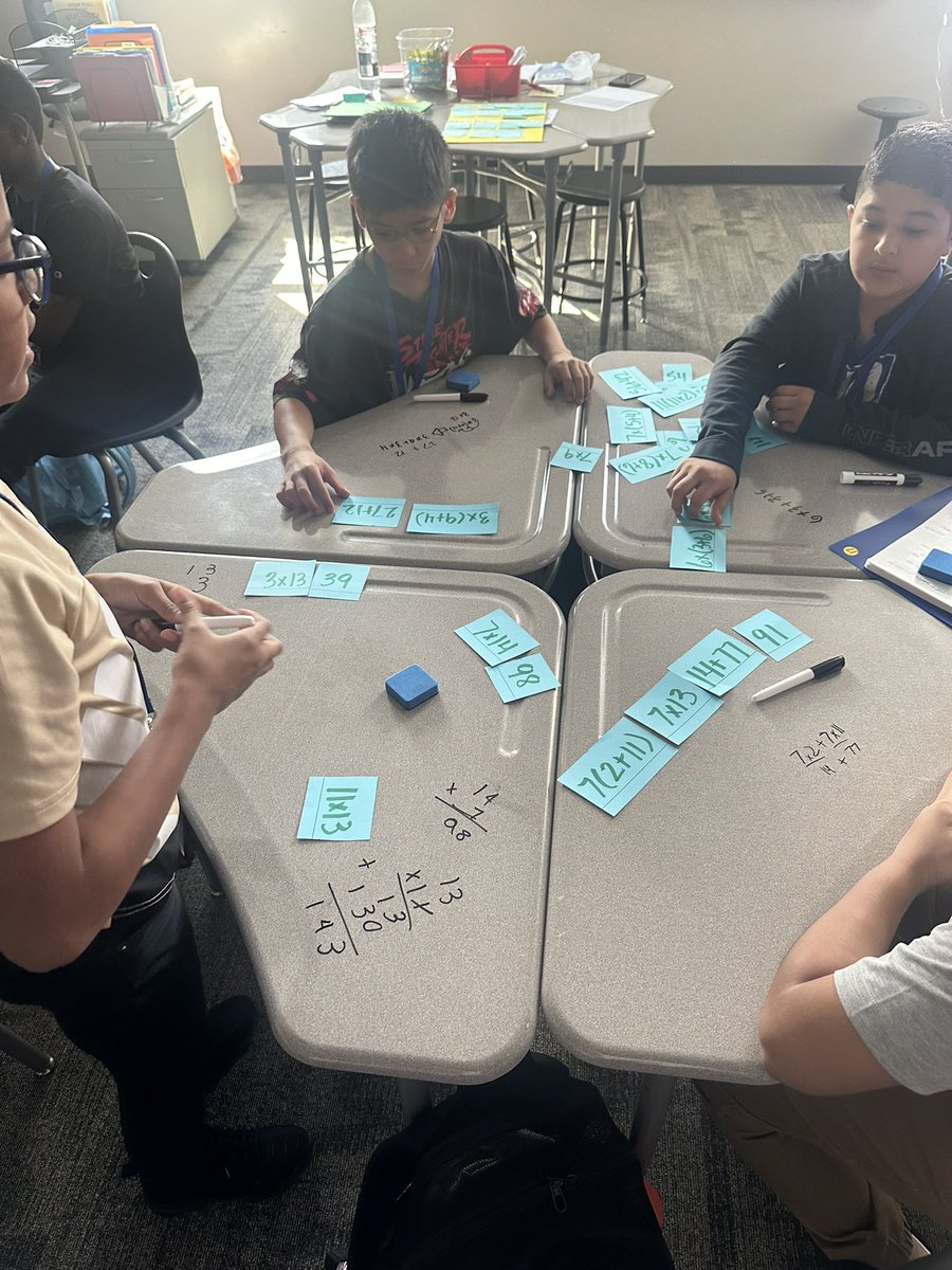 misspowers2722's tweet image. When teachers conceptualize the math for student internalization, you have high student engagement!! 
Mrs.Williams (6th grade math) rocking it out with distributive property! Making learning stick &amp;amp; stay! #MathMagic #DefinitelyNotAverage #WhereMagicHappens #RemarkableDNA