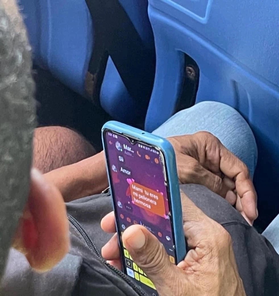 “mami tú eres mi peleonera hermosa 😍😍😍😍”