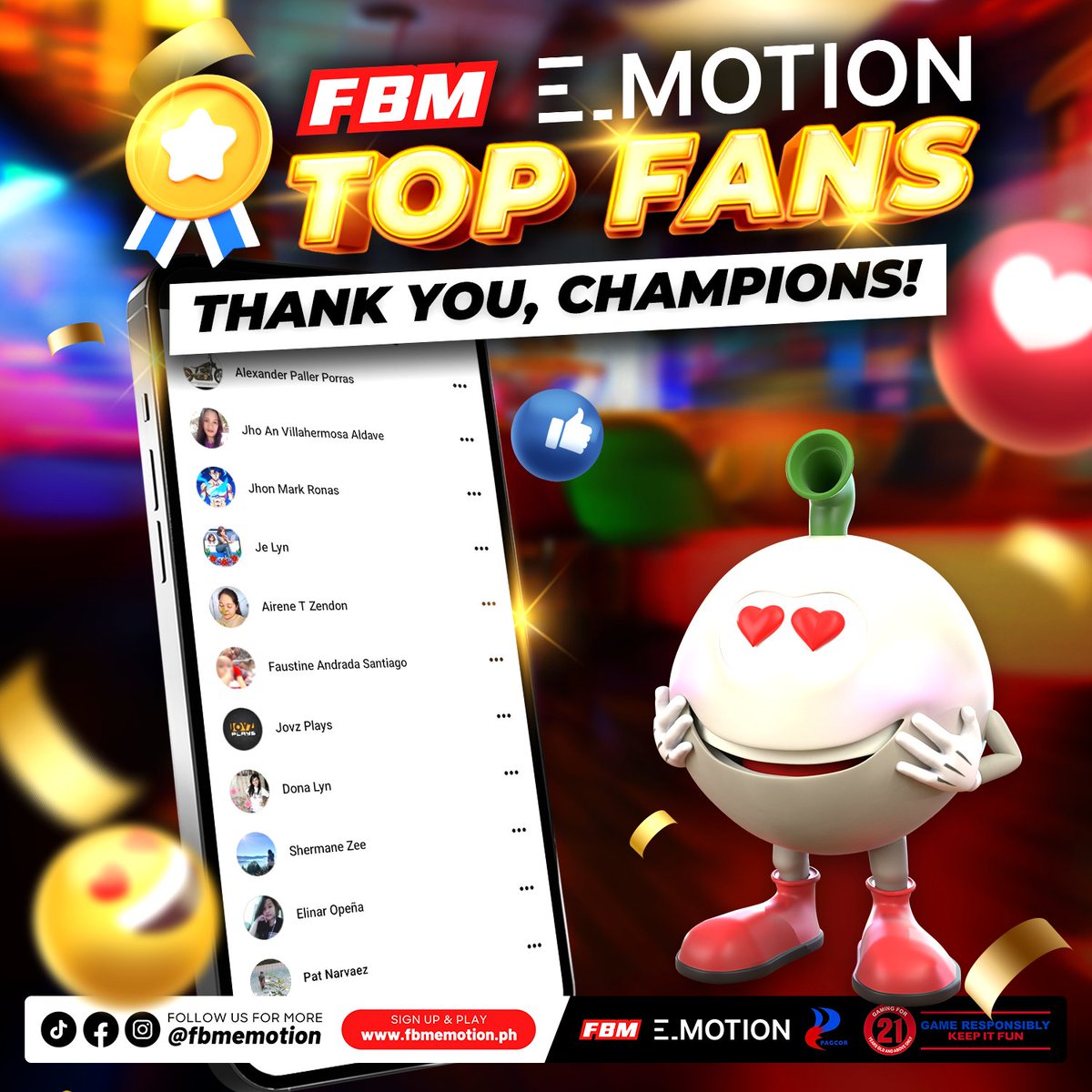 fbmemotion's tweet photo. ๐๐๐ง๐๐ ๐ค๐ ๐ง๐ ๐๐๐ง๐ ๐ฆ๐๐ง๐๐ฅ๐จ?
Winners:
3 Winners of โฑ1,500
3 Winners of โฑ1,000
5 Winners of โฑ500
Always be updated sa ating social media pages for more prizes and fun!
#FBMPHGames #FBMPH #FBMPhilippines https://t.co/wAUwaWkS18