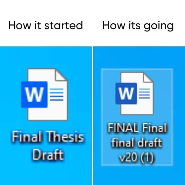 I've stopped naming anything final anymore 😤 

— The endless tweaks, where each 'final' promises to be the last one
— That 'perfect' version that doesn't stay perfect for long
— Realizing 'final' is a moving target

🔄 𝐓𝐡𝐞 𝐟𝐞𝐞𝐝𝐛𝐚𝐜𝐤 𝐥𝐨𝐨𝐩 𝐬𝐭𝐚𝐠𝐞

— The jitters