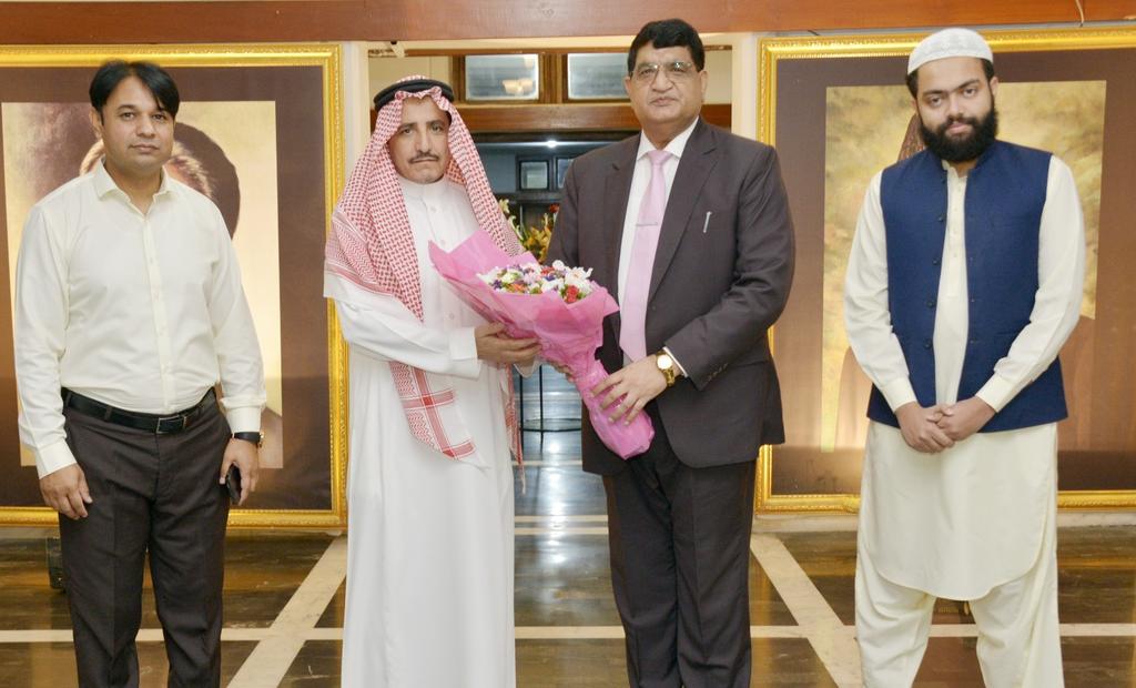 iri_iiui's tweet photo. PROF. DR. HATHAL HOMOUD ALOTAIBI, PRESIDENT, INTERNATIONAL ISLAMIC UNIVERSITY (IIU), ISLAMABAD INAUGURATED REFURBISHED DR. ISHTIAQ HUSSAIN QURESHI CONFERENCE HALL AT ISLAMIC RESEARCH INSTITUTE (IRI) https://t.co/IZbzpi8N82