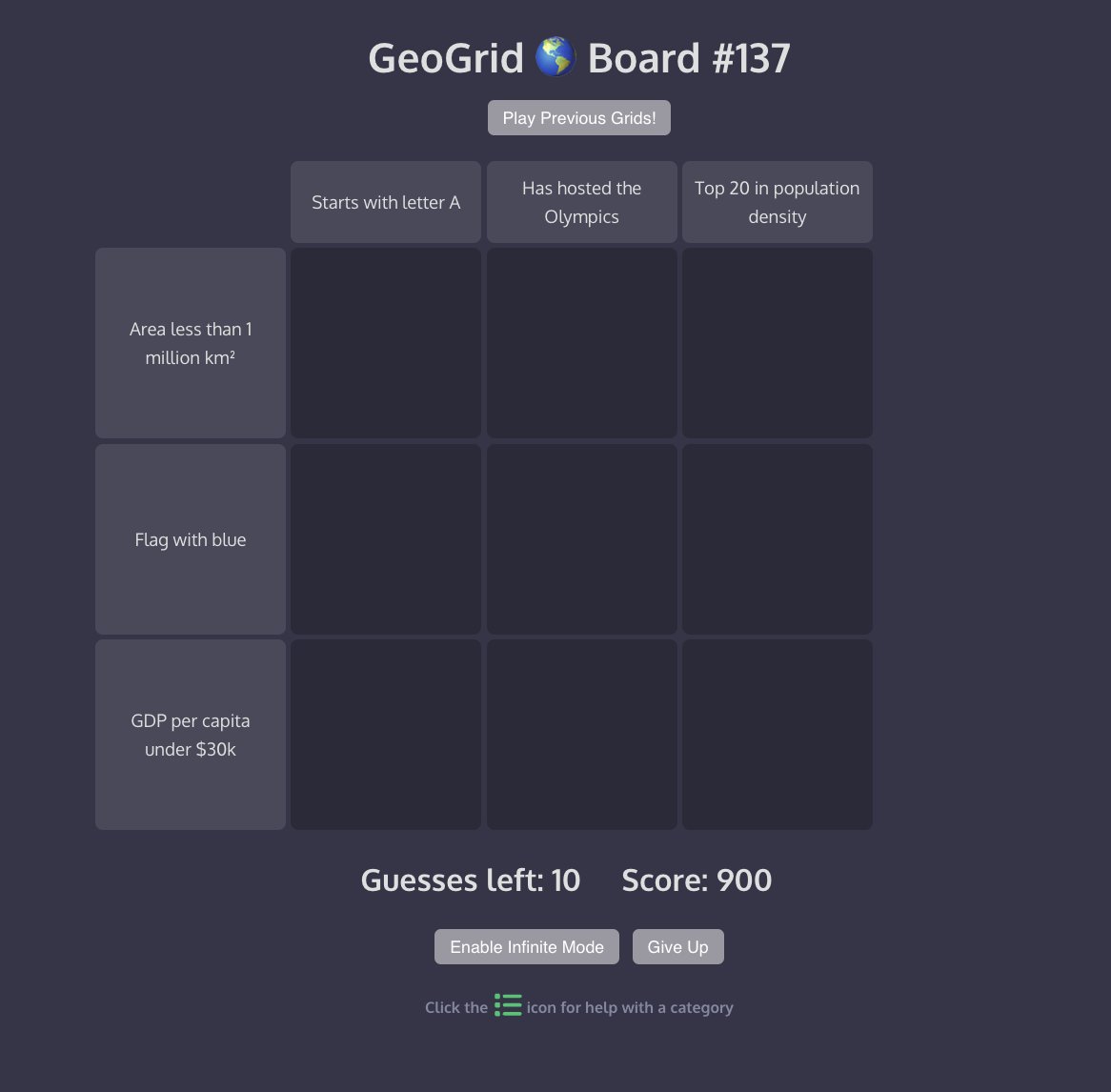 GeoGrid - Test your geography knowledge! tweet media