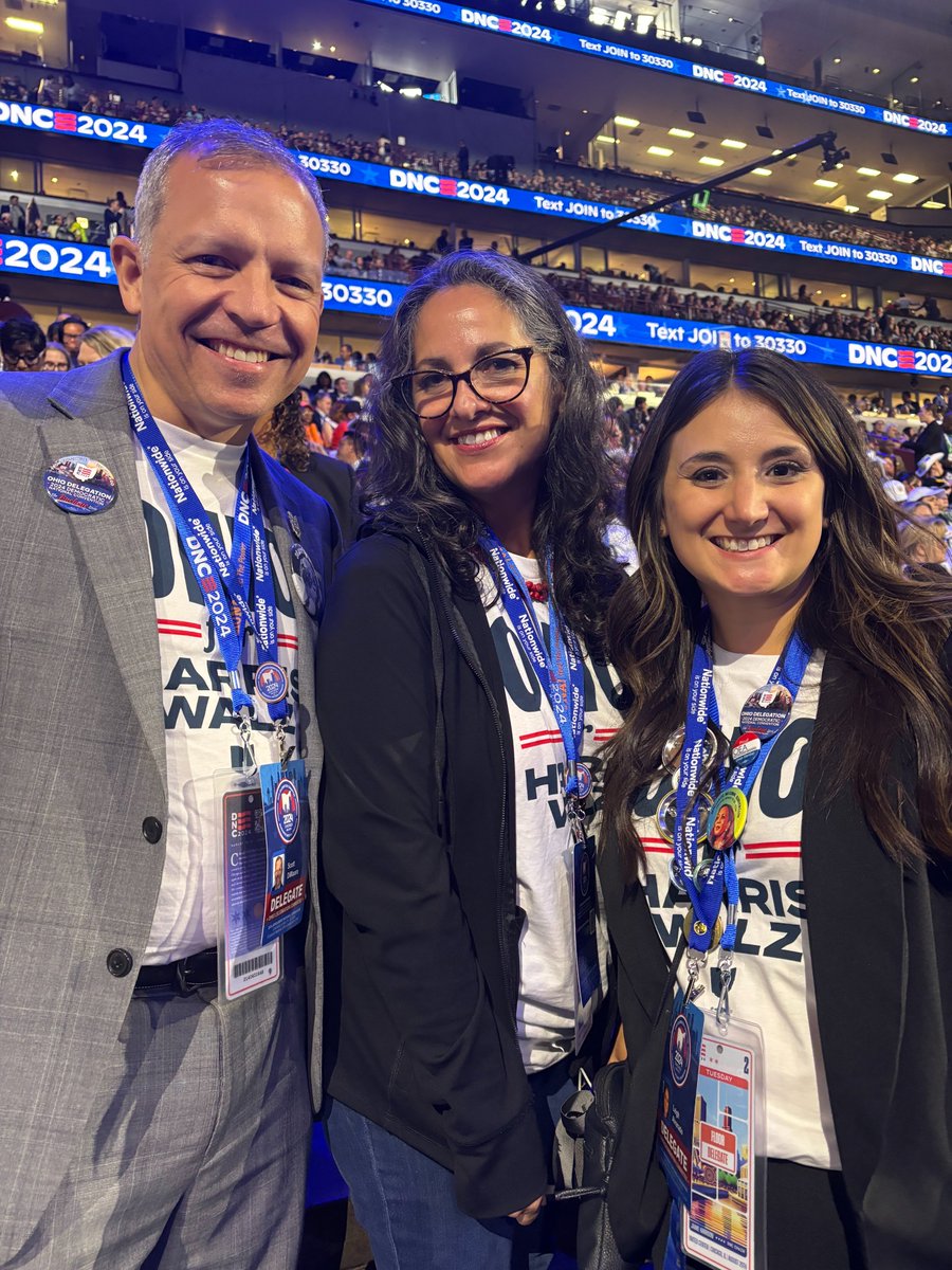 Our <a href="/OhioEA/">Ohio Education Association</a> delegates are in the house! Thank you for representing Ohio educators at the <a href="/DemConvention/">2024 Democratic National Convention</a>!