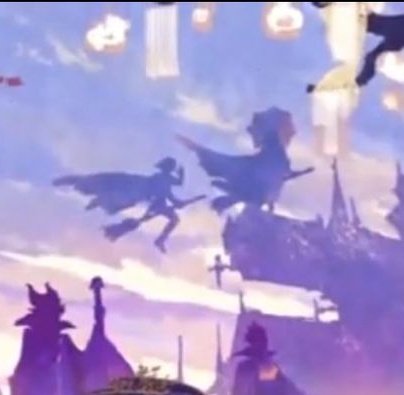 coeursymphony's tweet image. I miss vampire husbands rookvil sooo much. also their little date on the background of the first halloween event title screen 🥹 you know Rook was the one who took that photo for Vil's card