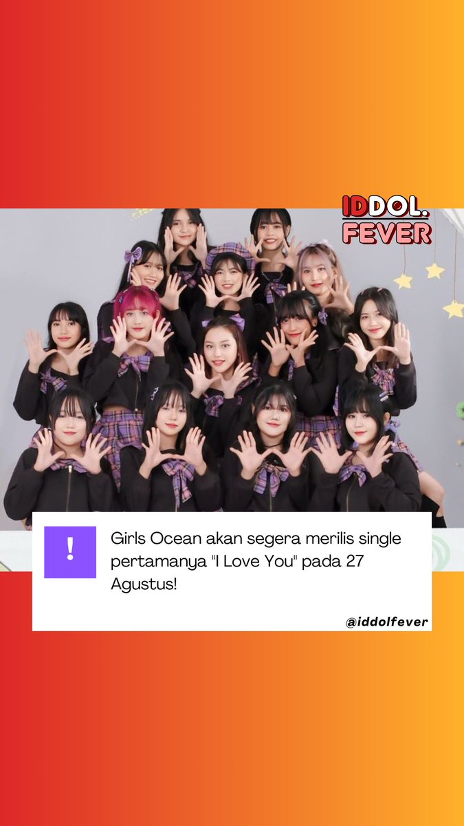 iddolfever's tweet photo. Idol group asal Surabaya, Girls Ocean (@GirlsOcean_dc), akan merilis single pertamanya "I Love You" (ILY) pada tanggal 27 Agustus mendatang! Konon katanya, liriknya sudah dispoiler di foto cheki mereka! Penasaran?

---
#GirlsOcean #GirlsOcean_IDDOL #ipop https://t.co/Qep5vBaPuQ